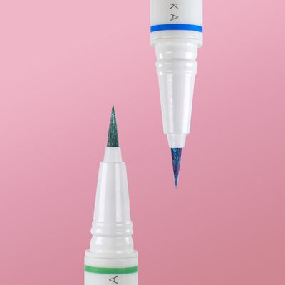 Glitter Flicker Metallic Eyeliner Blue